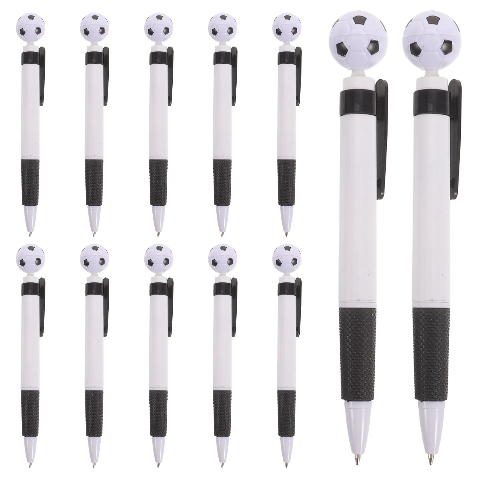 12Pcs Soccer Ballpoint Pens Plastic Football Shape Black Ink Smooth Writing Pens School Use Soccer Party
12Pcs Soccer Ballpoint Pens Plastic Football Shape Black Ink Smooth Writing Pens School Use Soccer Party