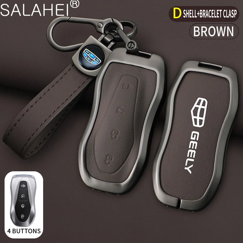 Metal Leather Car Key Cover Case For Geely Boyue PRO Azkarra FY11 Atlas Pro New Emgrand GS X6 SUV EC7 Auto Keychain Accessories
Metal Leather Car Key Cover Case For Geely Boyue PRO Azkarra FY11 Atlas Pro New Emgrand GS X6 SUV EC7 Auto Keychain Accessories