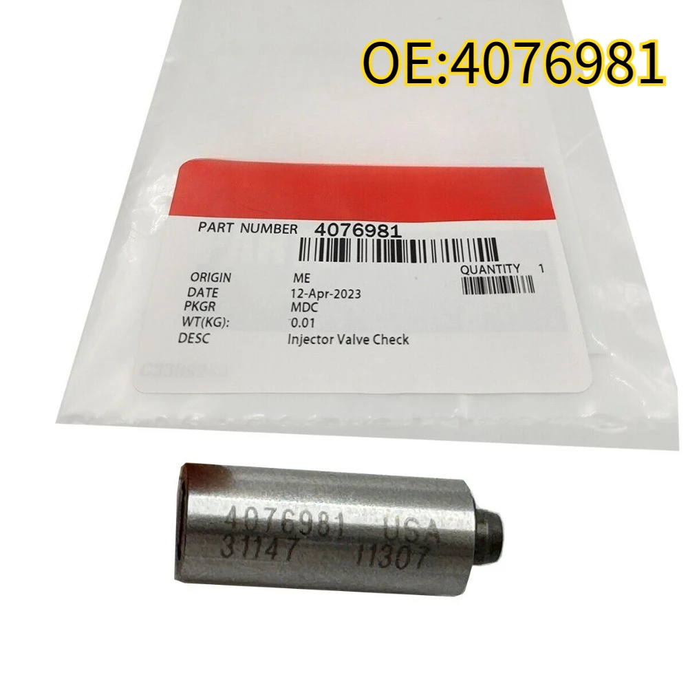 High quality New For 4076981 Injector Valve Check Fits For M-4076981-6 Cummins ISX Brand New
High quality New For 4076981 Injector Valve Check Fits For M-4076981-6 Cummins ISX Brand New