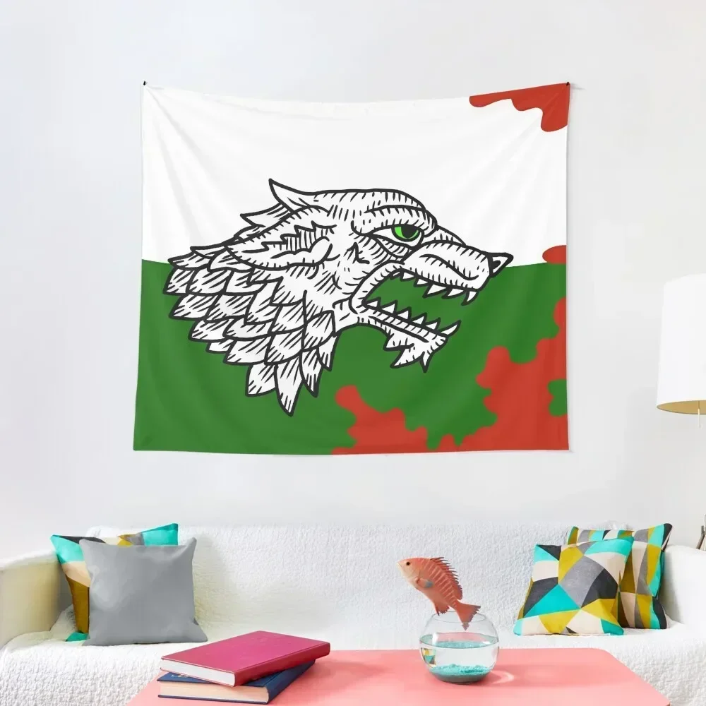 wolf warrior flag. medieval banner. Tapestry Mushroom Aesthetic Decoration Tapestry
wolf warrior flag. medieval banner. Tapestry Mushroom Aesthetic Decoration Tapestry