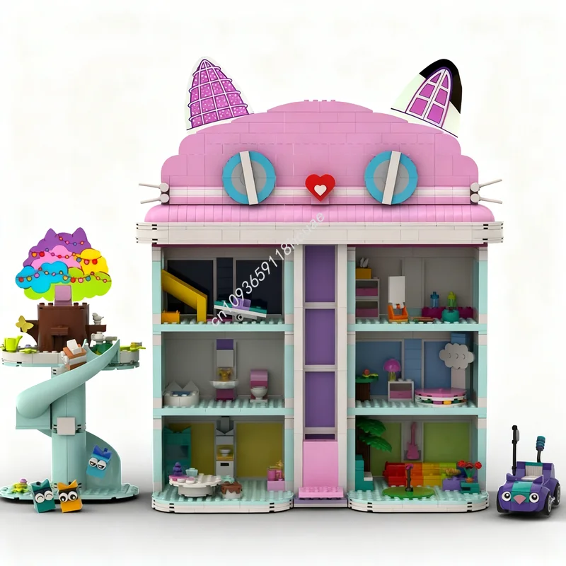 984pcs MOC Expansion Gabby S Dollhouse Set Model Building Blocks Architecture Creative DIY Idea Christmas Gifts Toy Education
984pcs MOC Expansion Gabby S Dollhouse Set Model Building Blocks Architecture Creative DIY Idea Christmas Gifts Toy Education