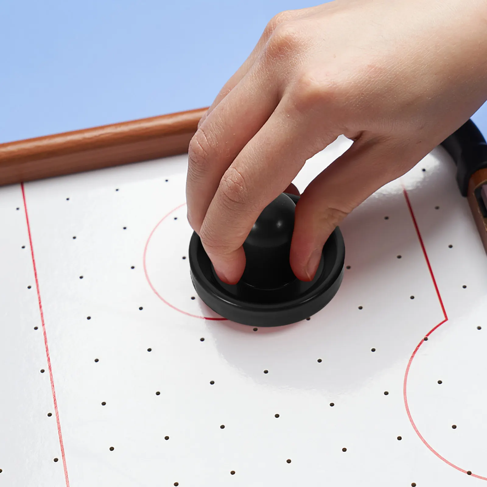 2 Sets Air Hockey Table Pushers Pucks Plastic Replacement Pads Smooth Performance Tabletop Hockey Accessories for Home Use
2 Sets Air Hockey Table Pushers Pucks Plastic Replacement Pads Smooth Performance Tabletop Hockey Accessories for Home Use