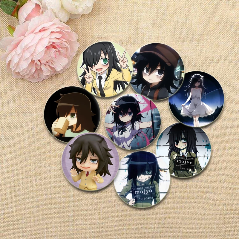 Tomoko Kuroki Watamote Anime Brooches Cartoon Cosplay Badge Round Lapel Pins for Backpack Accessories Clothes Decoration Gifts
Tomoko Kuroki Watamote Anime Brooches Cartoon Cosplay Badge Round Lapel Pins for Backpack Accessories Clothes Decoration Gifts