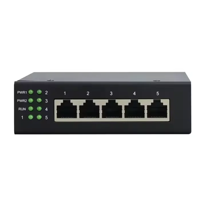 Din Rail Desktop Mini Industrial Ethernet Switch Unmanaged 5 Port 10/100M Ethernet Switch
Din Rail Desktop Mini Industrial Ethernet Switch Unmanaged 5 Port 10/100M Ethernet Switch
