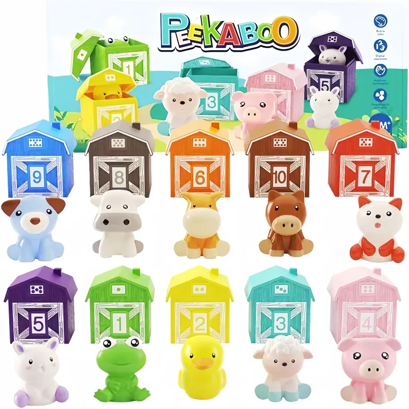 Детские игрушки Монтессори для раннего образования, одинаковый дом для сельскохозяйственных животных, Радужная кукла на палец для малышей, просветляющая когнитивная игрушка в подарок
Детские игрушки Монтессори для раннего образования, одинаковый дом для сельскохозяйственных животных, Радужная кукла на палец для малышей, просветляющая когнитивная игрушка в подарок