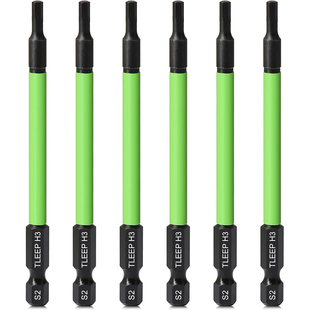 3.5" Long 1/4" Hex Head Allen Wrench Drill Bits, SAE 7/32" Impact Driver Bit Set, Magnetic Tips Magnetic Screwdriver Bits Hex
3.5" Long 1/4" Hex Head Allen Wrench Drill Bits, SAE 7/32" Impact Driver Bit Set, Magnetic Tips Magnetic Screwdriver Bits Hex