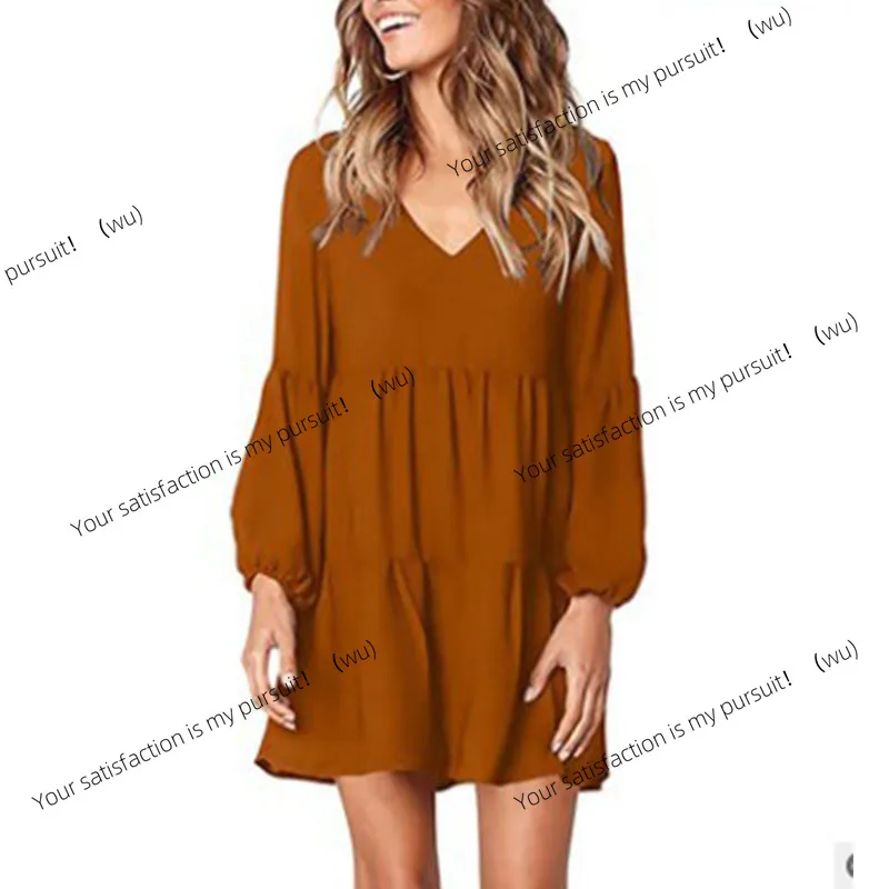 Женское весеннее платье больших размеров, сексуальное элегантное повседневное платье, V-образный вырез с длинными рукавами
Женское весеннее платье больших размеров, сексуальное элегантное повседневное платье, V-образный вырез с длинными рукавами
