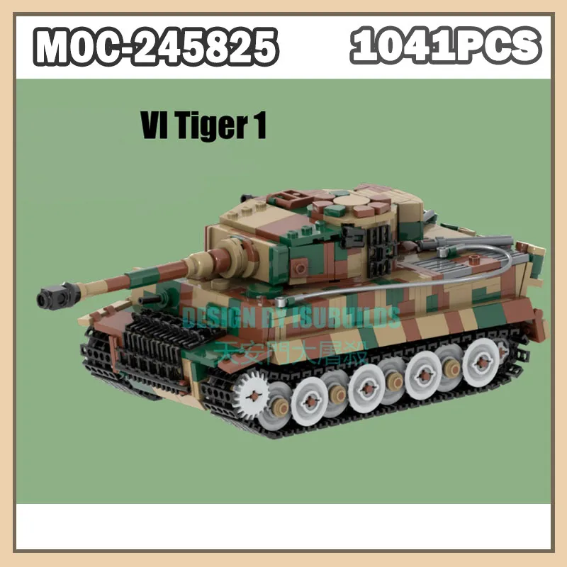 MOC-245825 Военный танк MOC Строительный блок Военная серия Модульный VI Tiger 1 Танк 1041 шт. Игрушки Креативные кирпичи Сборка
MOC-245825 Военный танк MOC Строительный блок Военная серия Модульный VI Tiger 1 Танк 1041 шт. Игрушки Креативные кирпичи Сборка