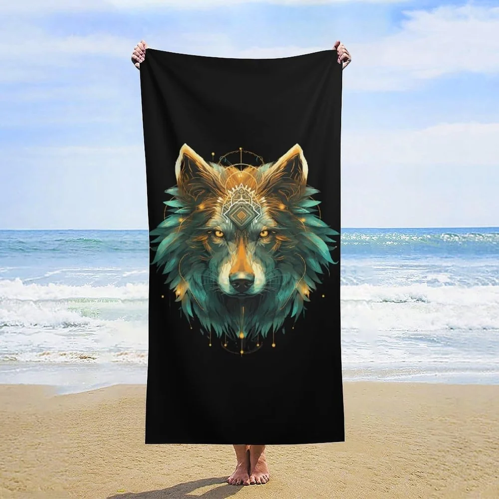 Wolf Face Head Wolf Large Beach Towel Pool Swim Towels Lightweight Bath Towel Travel Towel For Men Women
Wolf Face Head Wolf Large Beach Towel Pool Swim Towels Lightweight Bath Towel Travel Towel For Men Women