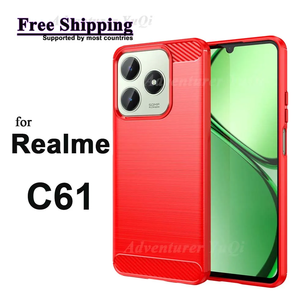 For Realme C61 OPPO Protective Case Shockproof Brushed Shield TPU Soft Bumper Shell Cover Funda Lightweight
For Realme C61 OPPO Protective Case Shockproof Brushed Shield TPU Soft Bumper Shell Cover Funda Lightweight
