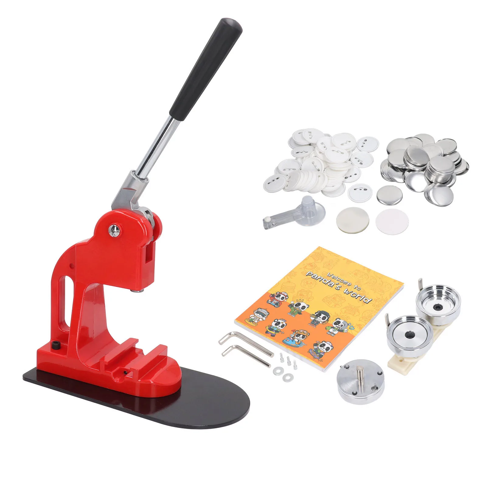 Button Maker Machine Button Maker Machine Pin Maker Button Press Machine with Button Parts Pin Book Cutter
Button Maker Machine Button Maker Machine Pin Maker Button Press Machine with Button Parts Pin Book Cutter