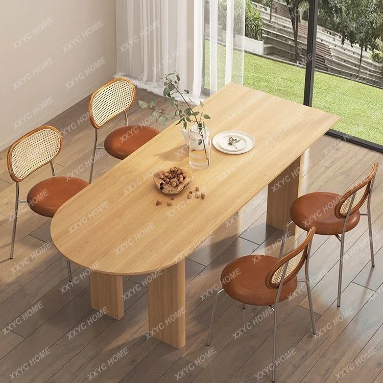 X Solid Wood Island Household Small Apartment Against The Wall Semi-circular Living Room Long Desk Office Dining Table
X Solid Wood Island Household Small Apartment Against The Wall Semi-circular Living Room Long Desk Office Dining Table