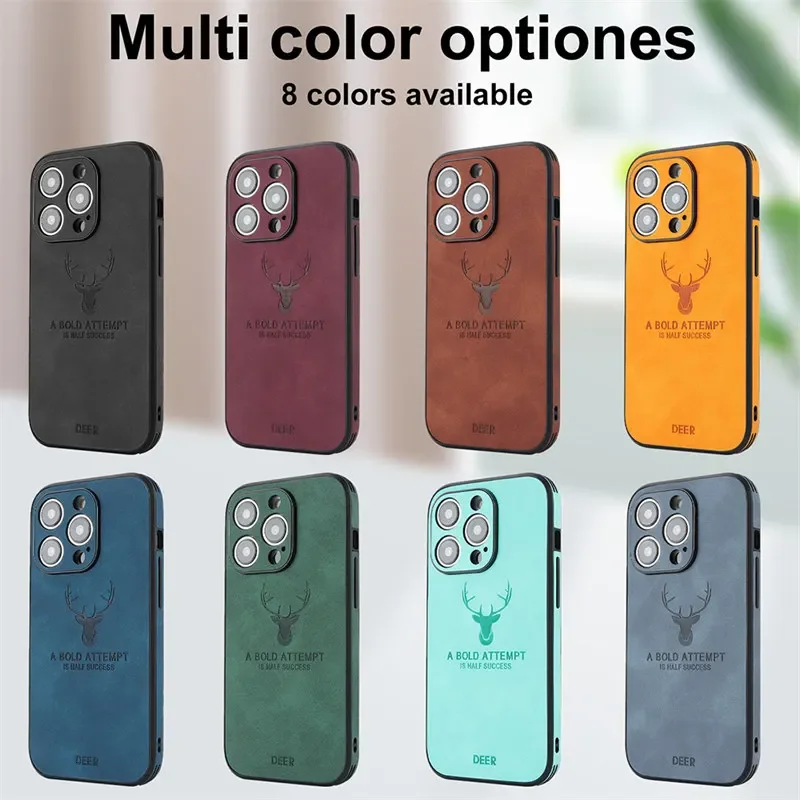 For iPhone15 Luxury Ultra thin Silky Feel Deer Cortex Phone Case For iPhone 14 13 12 11 Pro Max Texture Leather Protection Cover
For iPhone15 Luxury Ultra thin Silky Feel Deer Cortex Phone Case For iPhone 14 13 12 11 Pro Max Texture Leather Protection Cover