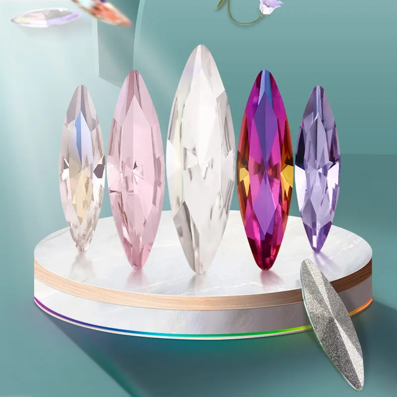 4x15mm 50Pcs/pack Sharp Eyed Shape Pointback Glass Crystal Loose Rhinestones, Nail Art/Diy/Clothing Accessories
4x15mm 50Pcs/pack Sharp Eyed Shape Pointback Glass Crystal Loose Rhinestones, Nail Art/Diy/Clothing Accessories