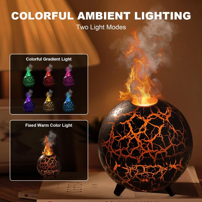 Volcano Humidifie Flame Diffuser 200ML 7Colors Flame Aromatherapy Essential Oil Humidifier with Flame Mist Effec for Home Office
Volcano Humidifie Flame Diffuser 200ML 7Colors Flame Aromatherapy Essential Oil Humidifier with Flame Mist Effec for Home Office