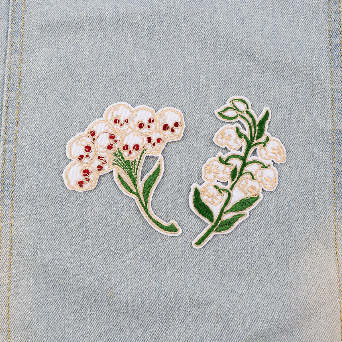 Skeleton Flowers Embroidery Patch Punk Iron On Patches For Clothing Thermoadhesive Patches On Clothes DIY Sew Badges
Skeleton Flowers Embroidery Patch Punk Iron On Patches For Clothing Thermoadhesive Patches On Clothes DIY Sew Badges