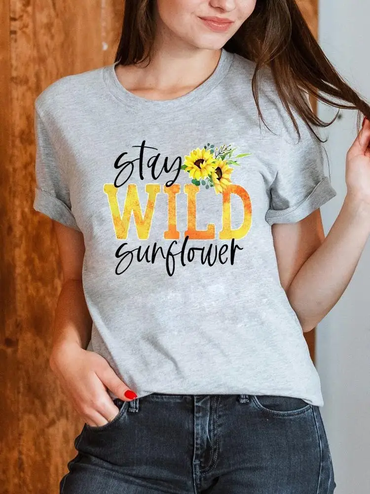 Short Sleeve Flower Letter Sweet Cute Printed Women Clothing Female T Fashion Casual Tee Summer Clothes Graphic T-shirts
Short Sleeve Flower Letter Sweet Cute Printed Women Clothing Female T Fashion Casual Tee Summer Clothes Graphic T-shirts