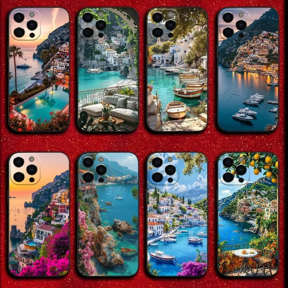 European Amalfi Coast Phone Case For iPhone 17,16,15,14,13,12,11,Pro,Max,Plus,E,SE4,Air,Mini Black Cover
European Amalfi Coast Phone Case For iPhone 17,16,15,14,13,12,11,Pro,Max,Plus,E,SE4,Air,Mini Black Cover