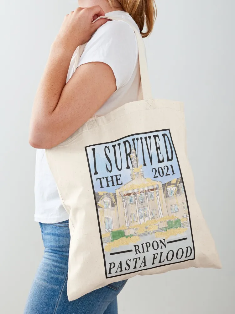 I Survived the 2021 Ripon Pasta Flood Tote Bag Women's bags canvas tote bag reusable grocery bags
I Survived the 2021 Ripon Pasta Flood Tote Bag Women's bags canvas tote bag reusable grocery bags