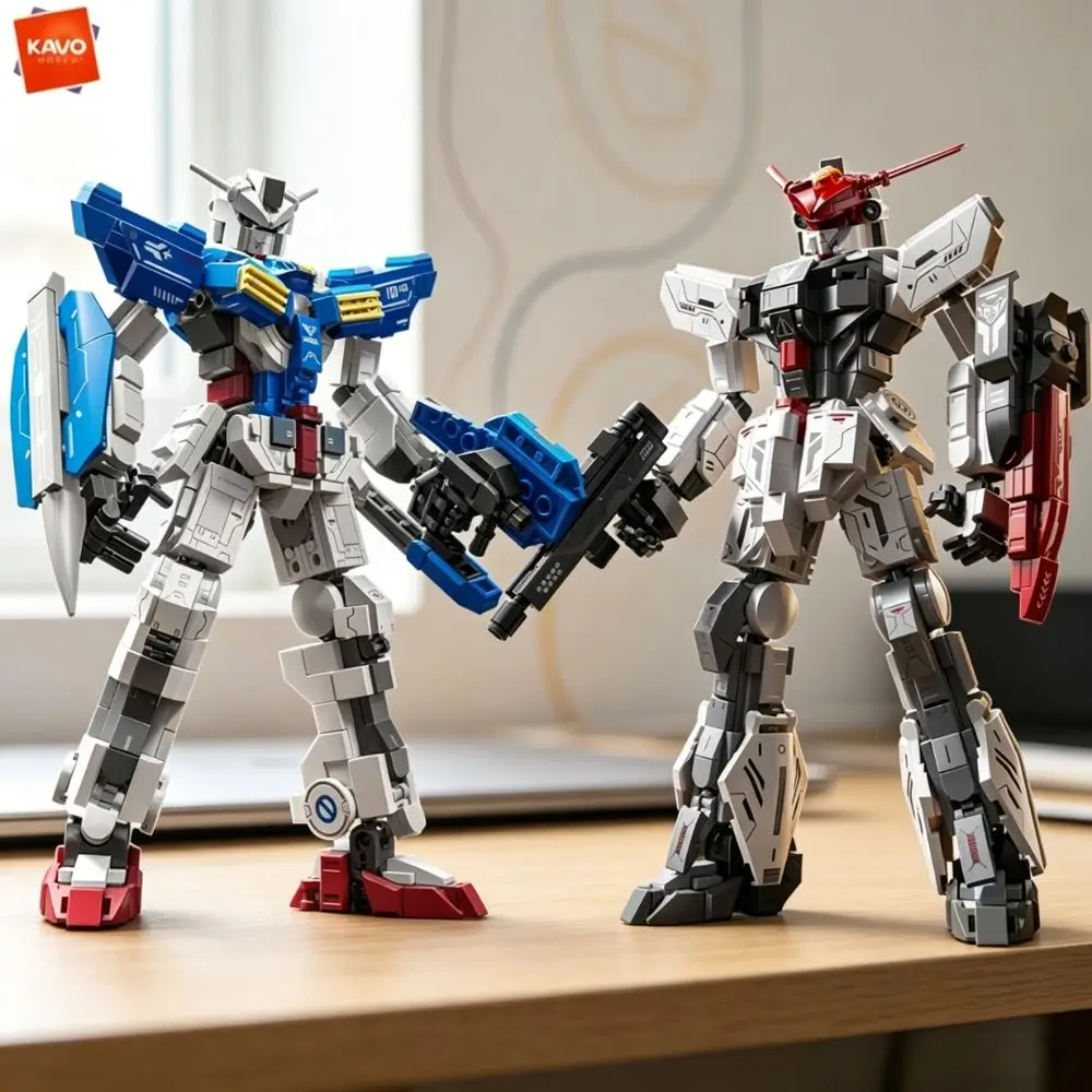 KAVOWORLD 604+648PCS Mecha Robot Building Blocks Set 2-in-1 Robot Action Figure Model DIY Assembly Bricks Desk Decor for Teens
KAVOWORLD 604+648PCS Mecha Robot Building Blocks Set 2-in-1 Robot Action Figure Model DIY Assembly Bricks Desk Decor for Teens