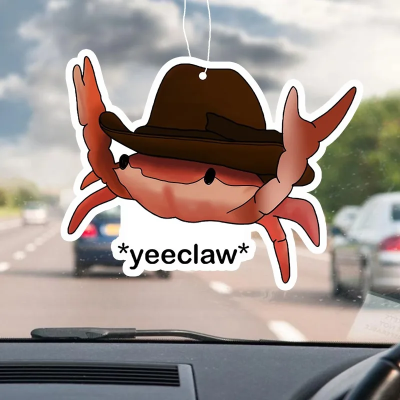 Вешалка для аромата автомобиля «Ковбойский краб» — необычный западный стиль, подвесное зеркало, стойкий аромат
Вешалка для аромата автомобиля «Ковбойский краб» — необычный западный стиль, подвесное зеркало, стойкий аромат