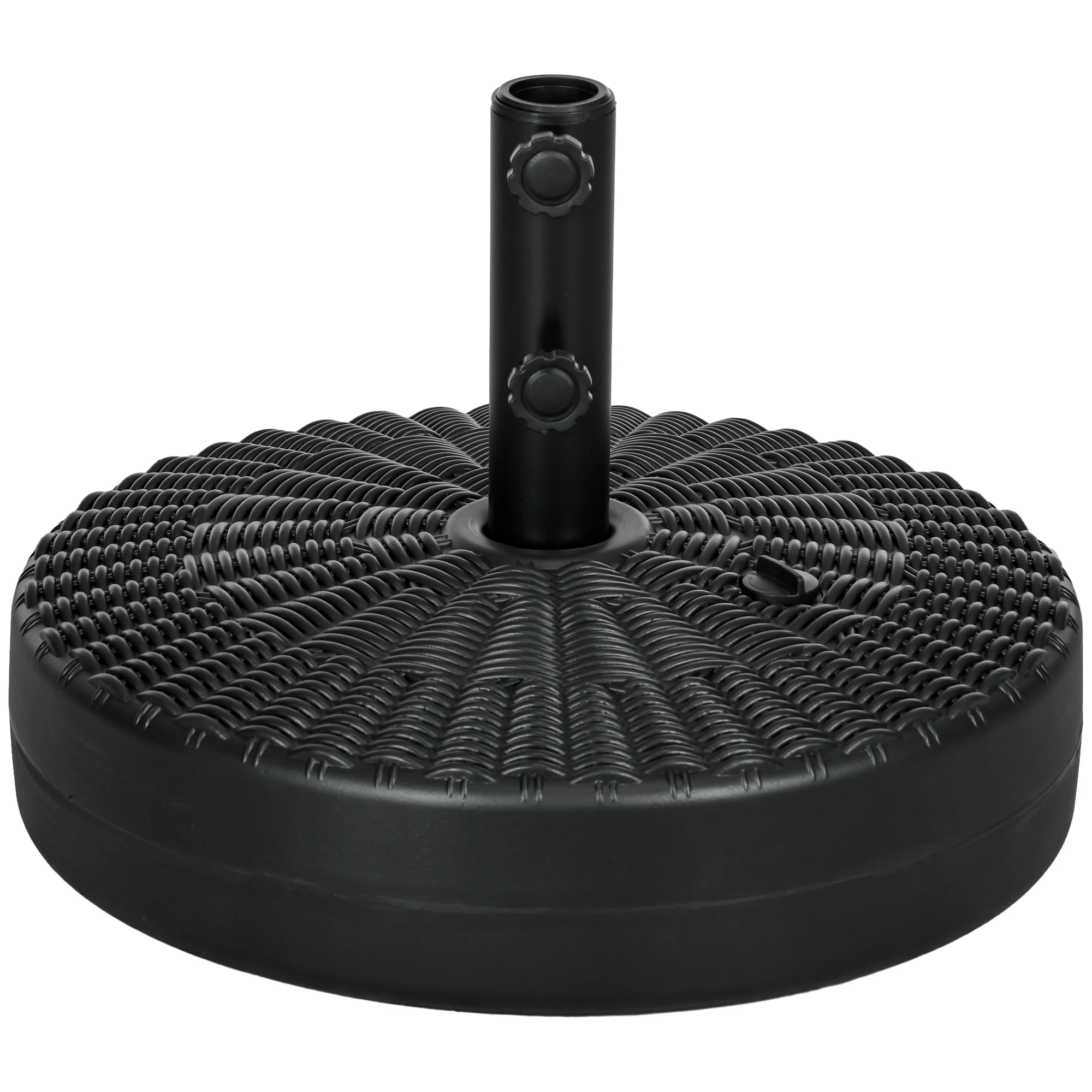 29kg Water/Sand Filled Rattan-Effect Parasol Base
29kg Water/Sand Filled Rattan-Effect Parasol Base