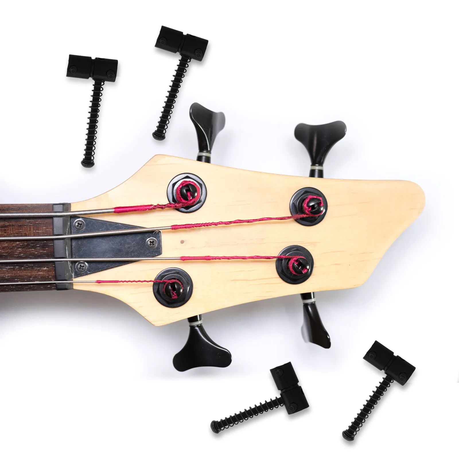 4pcs Four-string Bass Guitar Nut Saddle Bridge 2 Long 2 Short Silver Tone Stable Performance Pure Sound Easy Adjustment
4pcs Four-string Bass Guitar Nut Saddle Bridge 2 Long 2 Short Silver Tone Stable Performance Pure Sound Easy Adjustment