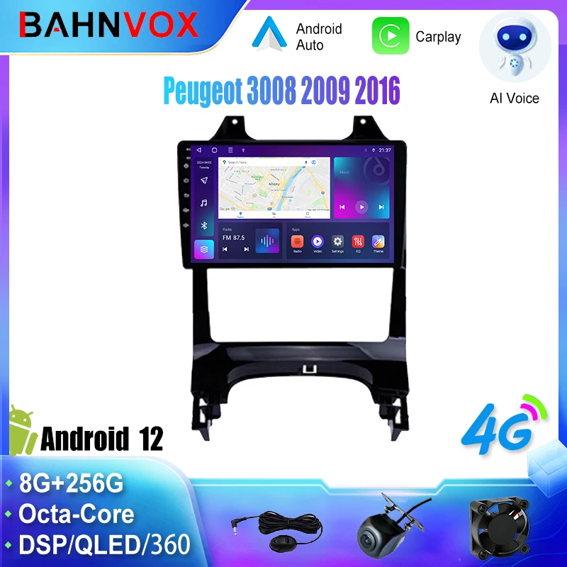 Android Car Radio GPS Navigation Multimedia Video Player Car Radio for Peugeot 3008 2009 2016 Stereo Tape Recorder Screen 4G
Android Car Radio GPS Navigation Multimedia Video Player Car Radio for Peugeot 3008 2009 2016 Stereo Tape Recorder Screen 4G