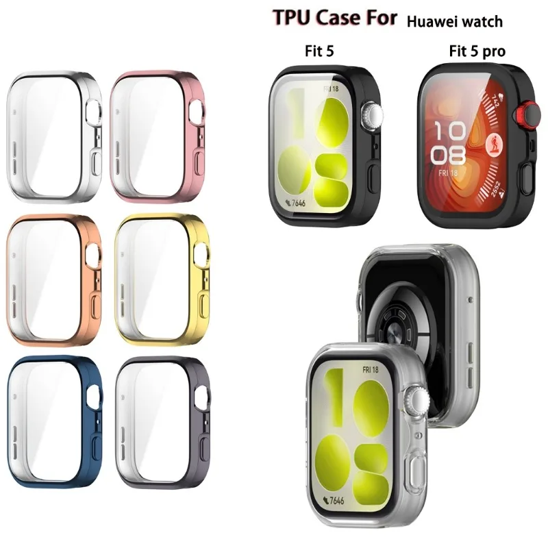 TPU case Soft Plated Shiny Slim cover For Huawei Watch Fit5/Huawei WatchFit5 Pro the screen with a scratch resistant protective
TPU case Soft Plated Shiny Slim cover For Huawei Watch Fit5/Huawei WatchFit5 Pro the screen with a scratch resistant protective
