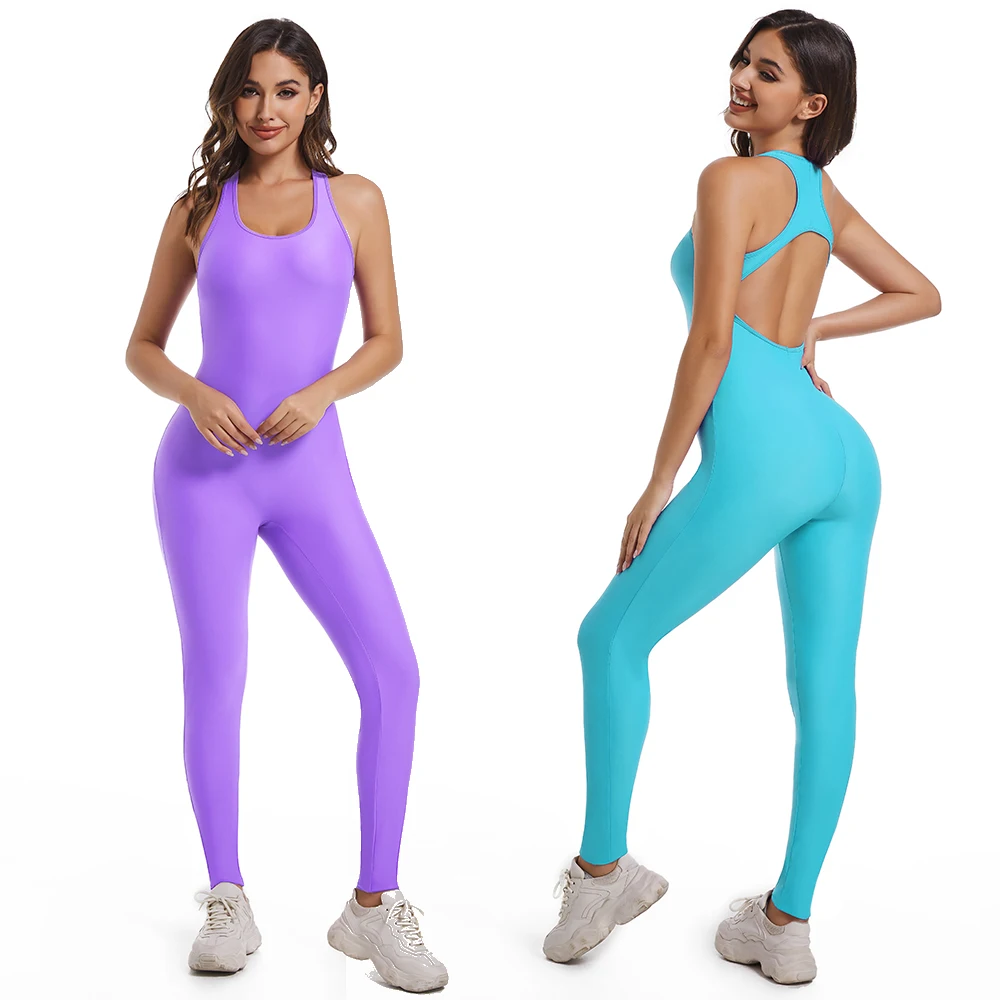 Women's sleeveless one-piece backless yoga fitness suit, exercise set, Pilates jumpsuit, plus size dance suit, Halloween costume
Women's sleeveless one-piece backless yoga fitness suit, exercise set, Pilates jumpsuit, plus size dance suit, Halloween costume