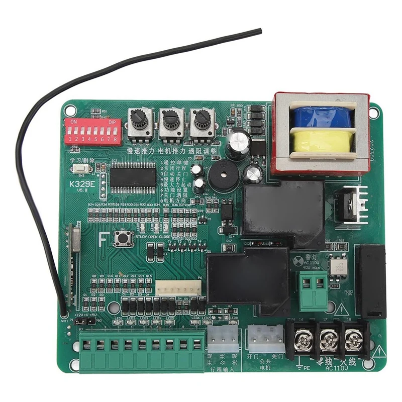 M16K-Sliding Gate Operator Control Board Replacement, Main PCB Circuit For Gate Motor, Universal Gate Opener With Indicators
M16K-Sliding Gate Operator Control Board Replacement, Main PCB Circuit For Gate Motor, Universal Gate Opener With Indicators