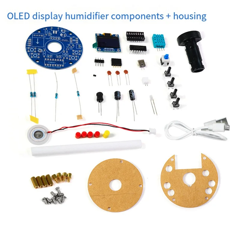ABRS-DIY USB-увлажнитель, комплект распылительной печатной платы, OLED-дисплей, производство температуры и влажности, детали для сварочных упражнений
ABRS-DIY USB-увлажнитель, комплект распылительной печатной платы, OLED-дисплей, производство температуры и влажности, детали для сварочных упражнений