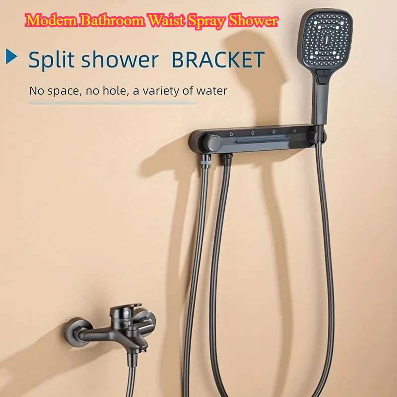 Modern Bathroom Waist Spray Shower - Wall Mounted Split 3 Function Adjustable Arm No Electricity
Modern Bathroom Waist Spray Shower - Wall Mounted Split 3 Function Adjustable Arm No Electricity
