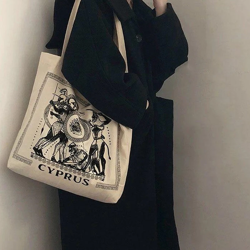 Fashion Canvas Bag Literary Printing Large Capacity Women Shopping Bag Cotton Cloth Grocery Bag Simple Leisure Versatile Handbag
Fashion Canvas Bag Literary Printing Large Capacity Women Shopping Bag Cotton Cloth Grocery Bag Simple Leisure Versatile Handbag