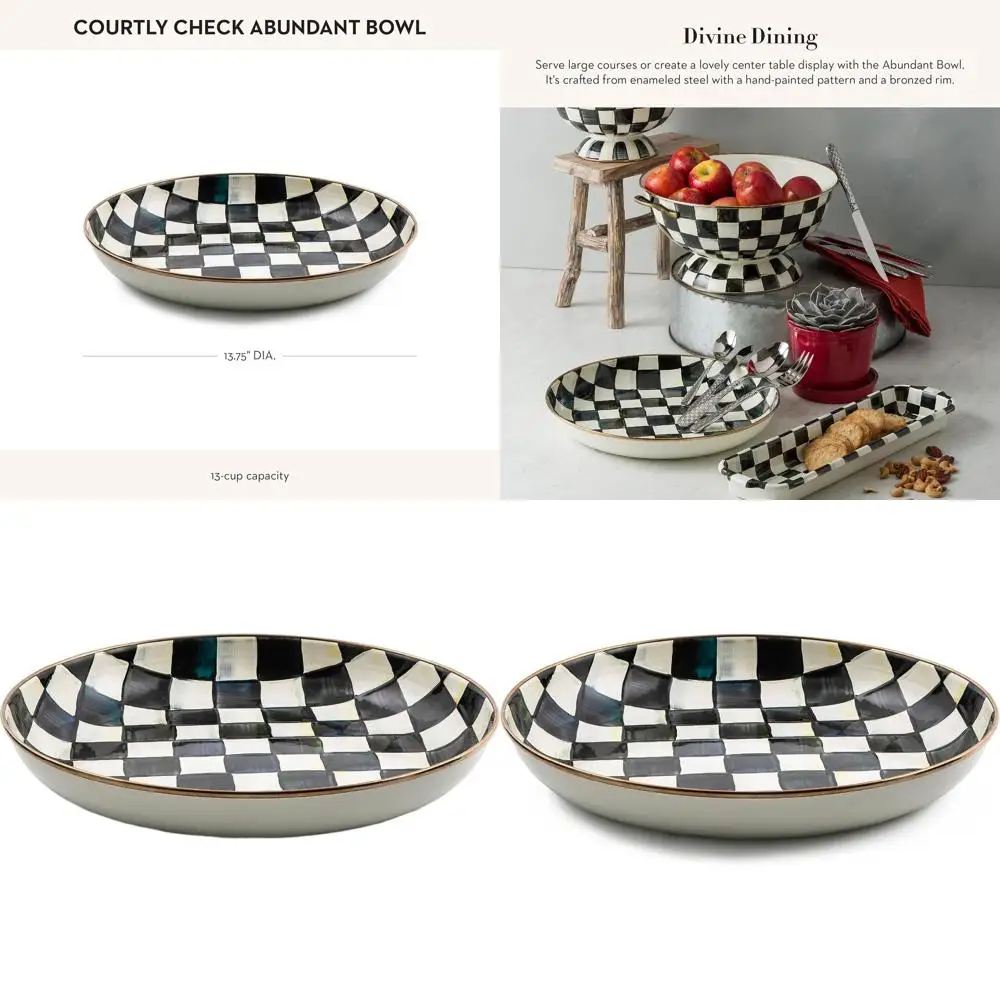 Большая чаша на 13 чашек, элегантный черно-белый узор, идеально подходит для сервировки или декора.
Большая чаша на 13 чашек, элегантный черно-белый узор, идеально подходит для сервировки или декора.