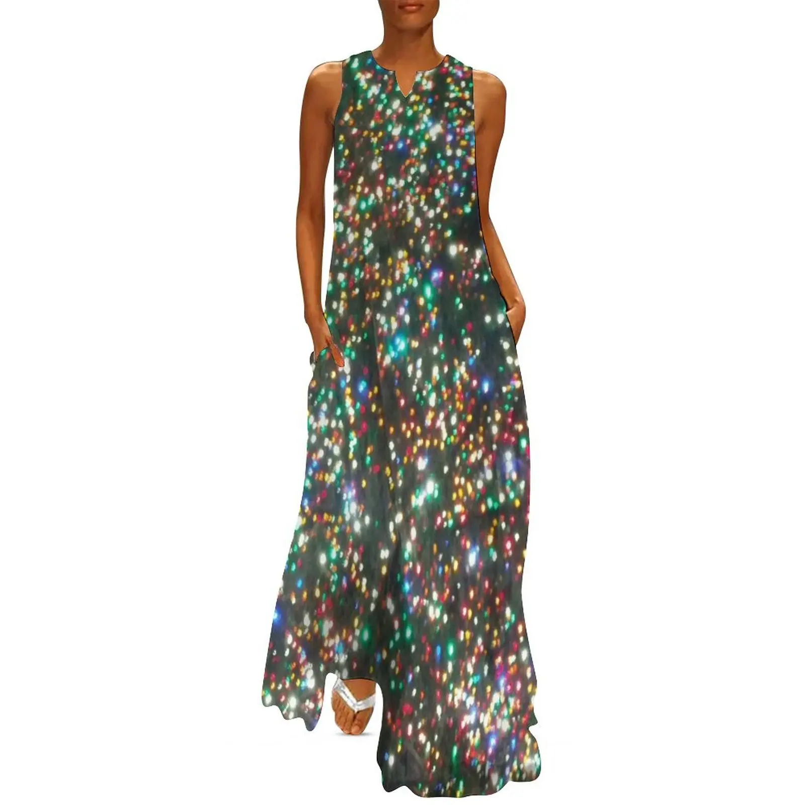 Xmas Tree Lights Long Dress summer dresses ladies 2025 summer women's suit party dresses woman summer dress korean women Dress
Xmas Tree Lights Long Dress summer dresses ladies 2025 summer women's suit party dresses woman summer dress korean women Dress