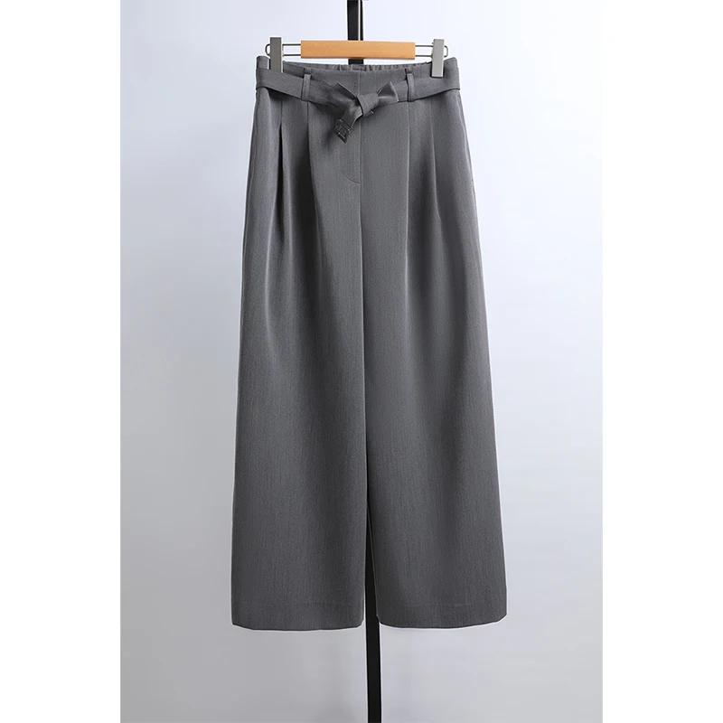 Брюки с высокой талией и широкими штанинами, повседневные, свободного кроя, длинные, весна 2026, новинка, женские модные повседневные прямые брюки
Брюки с высокой талией и широкими штанинами, повседневные, свободного кроя, длинные, весна 2026, новинка, женские модные повседневные прямые брюки