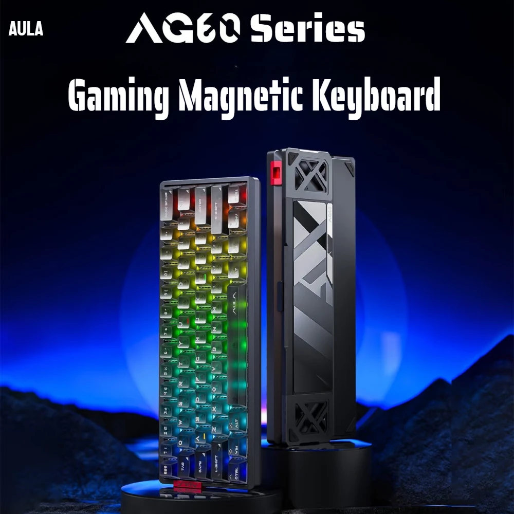 Aula AG60 Magnetic Switch Keyboard Wired Mechanical Keyboards 8000Hz RT0.01mm Gaming Keyboard Aluminium Alloy PC Accessories
Aula AG60 Magnetic Switch Keyboard Wired Mechanical Keyboards 8000Hz RT0.01mm Gaming Keyboard Aluminium Alloy PC Accessories