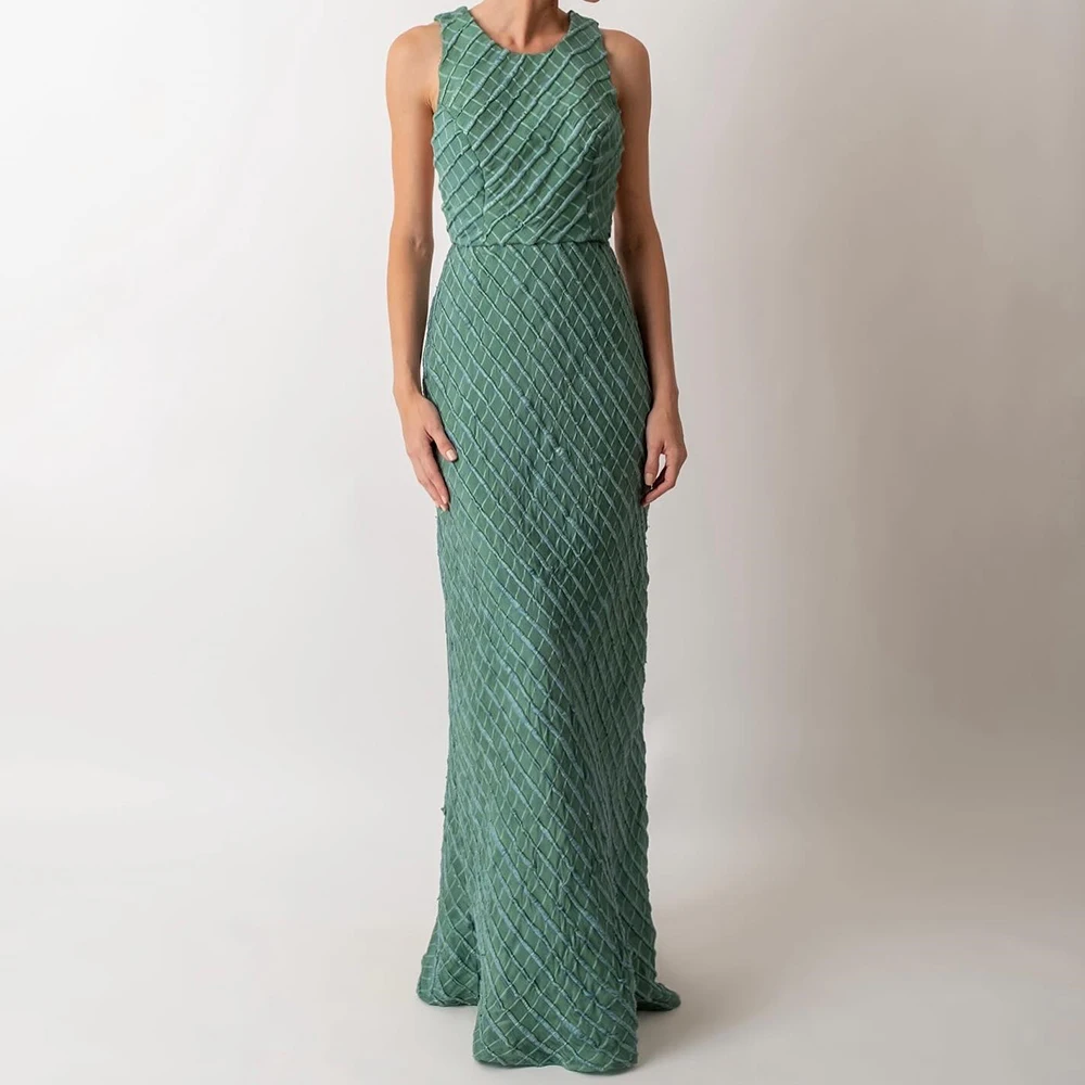 Straight Crew neck Buttons Criss-Cross Evening Dress Floor Length Pleats Classic Jersey Sleeveless Photo Color Custom Made Gown
Straight Crew neck Buttons Criss-Cross Evening Dress Floor Length Pleats Classic Jersey Sleeveless Photo Color Custom Made Gown