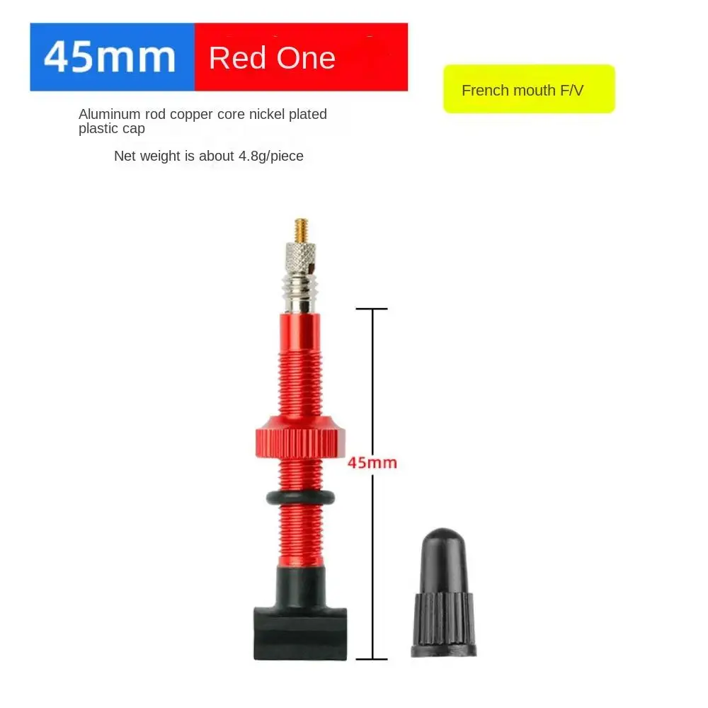 45/60/80mm F/V Valve Nipples Anodized Tubeless Tire Valve Tubeless Tire Valves Convenient Mount CNC-machined
45/60/80mm F/V Valve Nipples Anodized Tubeless Tire Valve Tubeless Tire Valves Convenient Mount CNC-machined