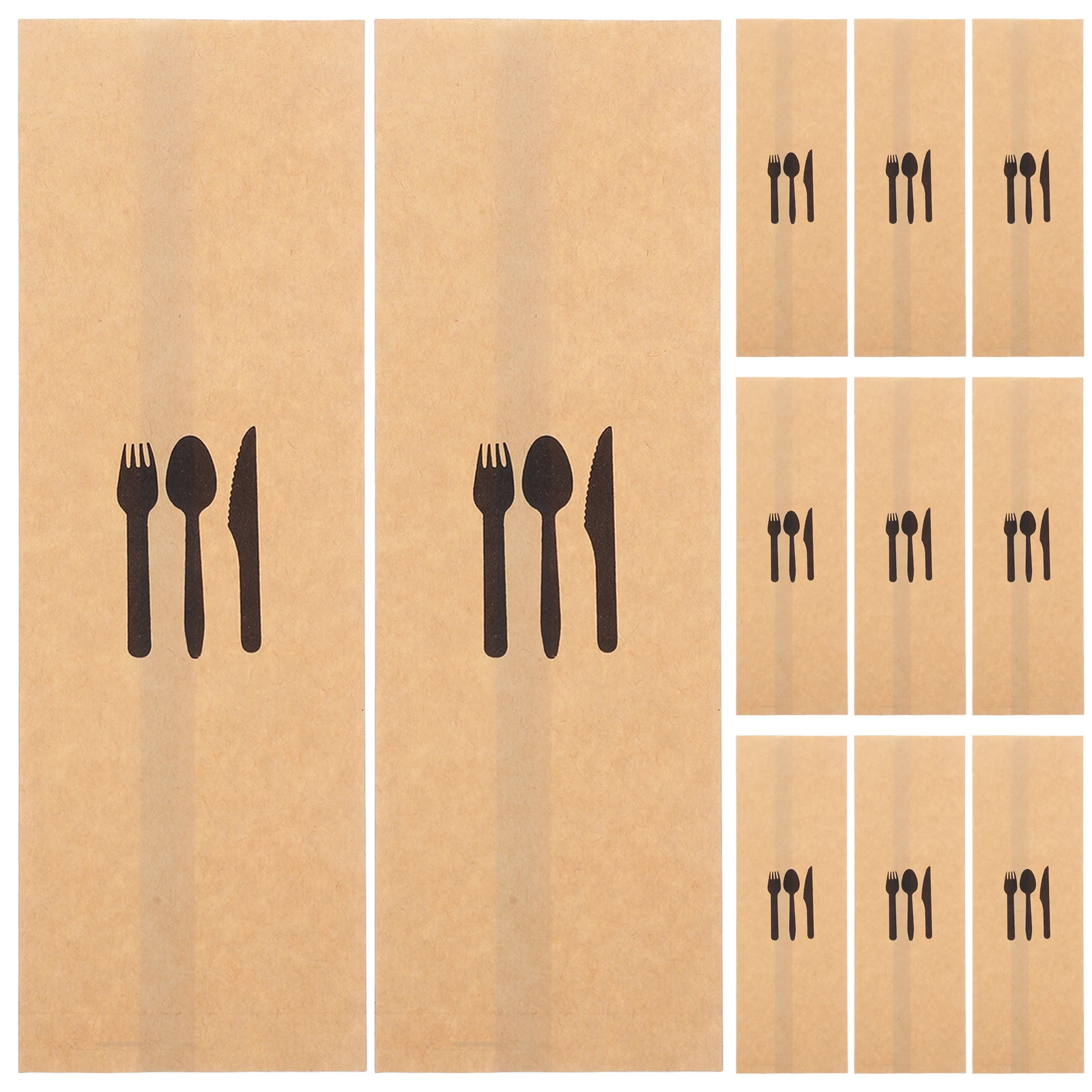 100Pcs Disposable Kraft Paper Cutlery Holder Silverware Bags For Hotel Banquet Utensil Covers Dining Table Decor Festival Party
100Pcs Disposable Kraft Paper Cutlery Holder Silverware Bags For Hotel Banquet Utensil Covers Dining Table Decor Festival Party