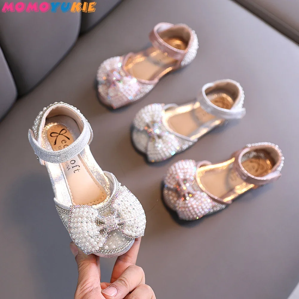 New Children Leather Shoes Toe Head Rhinestone Bow Princess Girls Party Dance Shoes Baby Student Flats Kids Performance Shoes
New Children Leather Shoes Toe Head Rhinestone Bow Princess Girls Party Dance Shoes Baby Student Flats Kids Performance Shoes