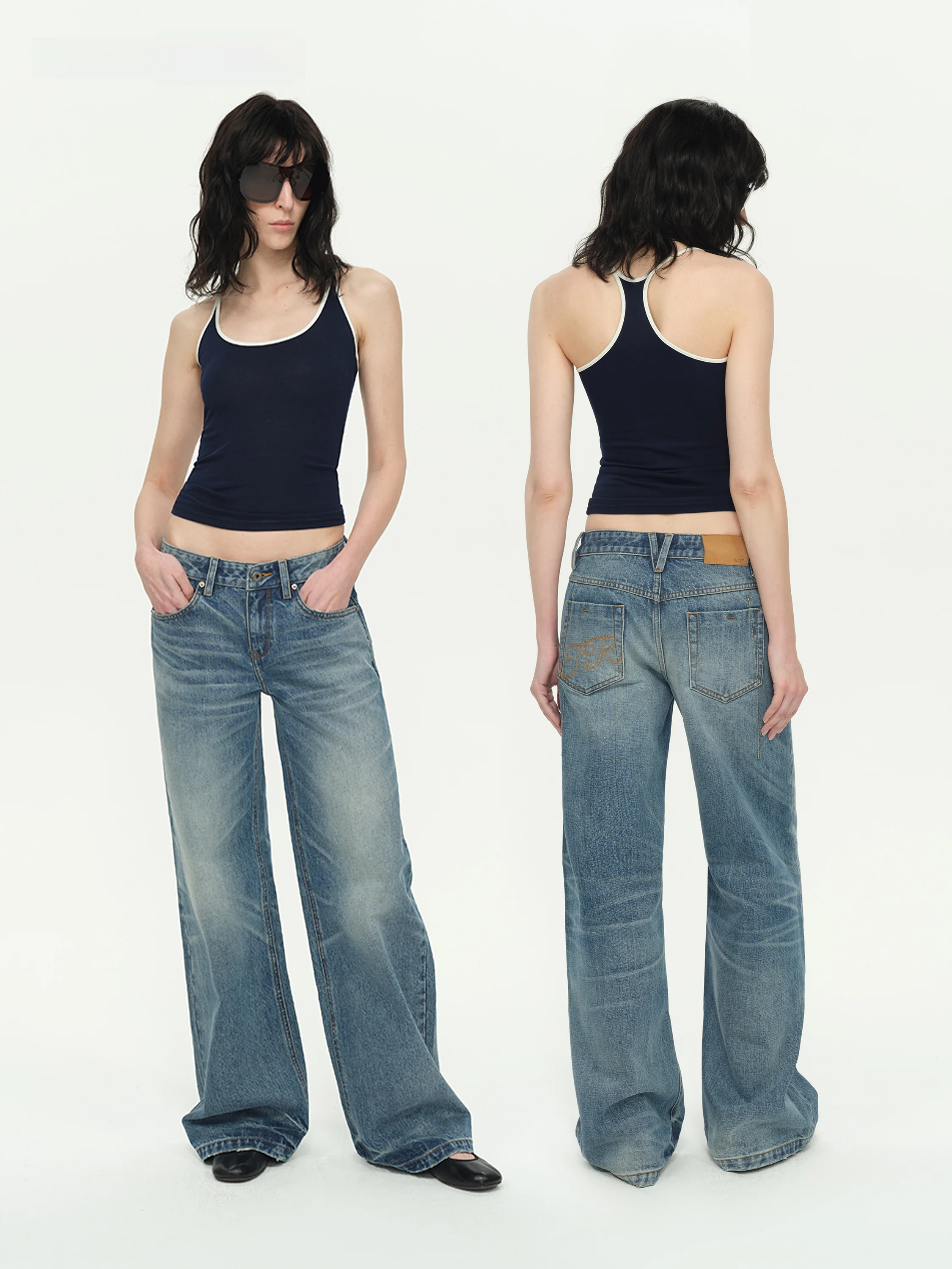 Джинсы женские прямого кроя True by Nature, винтажные, синие, с эффектом потертости, с низкой посадкой, повседневные, из денима, с высокой талией, прямого кроя
Джинсы женские прямого кроя True by Nature, винтажные, синие, с эффектом потертости, с низкой посадкой, повседневные, из денима, с высокой талией, прямого кроя