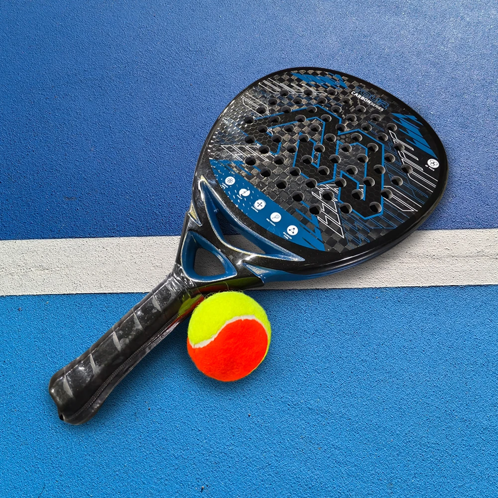 Padel Racket Beach Tennis 12K Carbon Fiber Surface 3D Face With EVA Memory Foam Core Tennis Padel High-quality
Padel Racket Beach Tennis 12K Carbon Fiber Surface 3D Face With EVA Memory Foam Core Tennis Padel High-quality