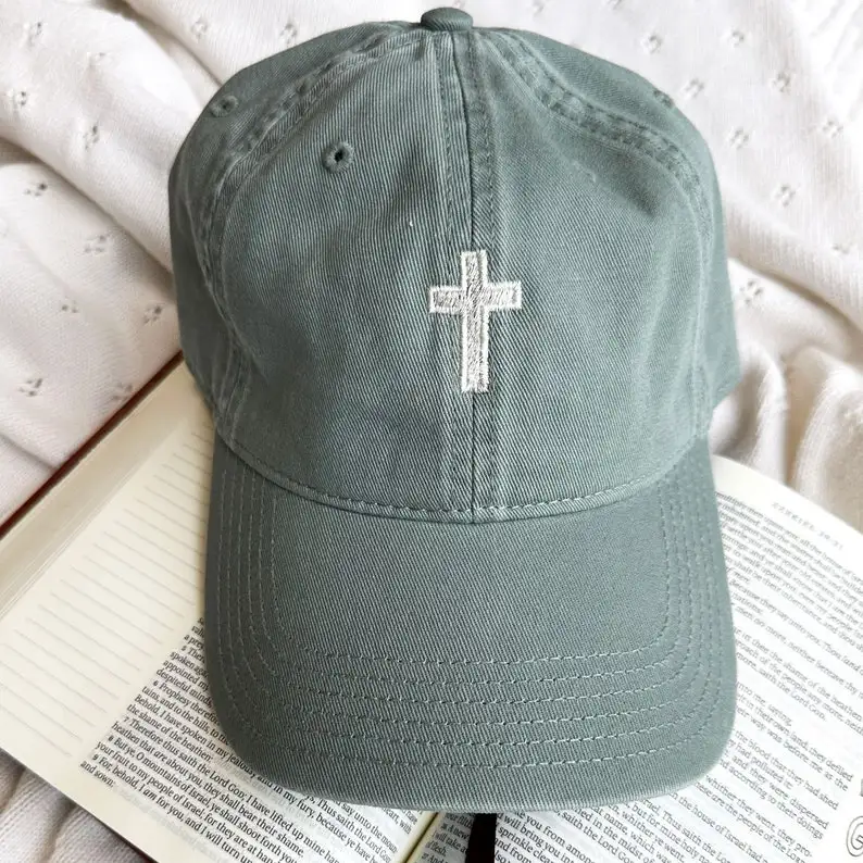 Embroidered Mini Cross Baseball Cap Spring Baseball Hat Religious Minimal Cross Embroidery | Cute Accessory for Spring
Embroidered Mini Cross Baseball Cap Spring Baseball Hat Religious Minimal Cross Embroidery | Cute Accessory for Spring