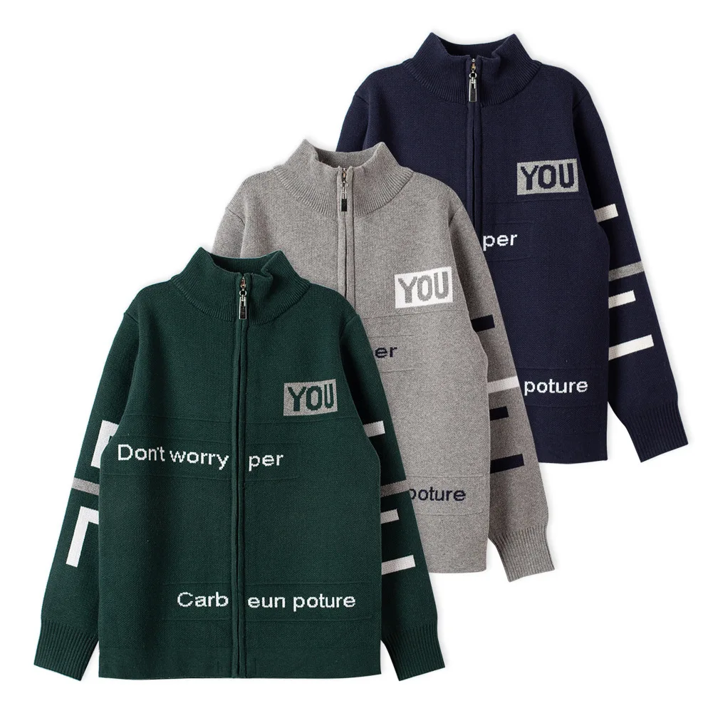 Boys Sweater Jackets Winter Fall Teenager Children Coat Cardigan Zipper Kids Clothes
Boys Sweater Jackets Winter Fall Teenager Children Coat Cardigan Zipper Kids Clothes