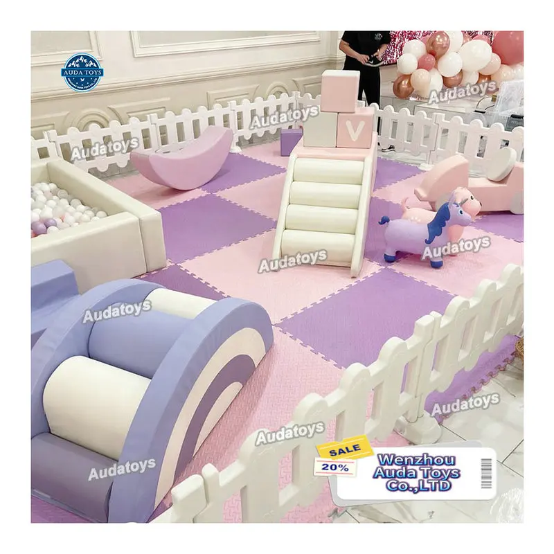 Custom Purple Indoor Soft Play Set For Kids PVC & Plastic 500kg Capacity Commercial Shopping Mall Playground Equipment
Custom Purple Indoor Soft Play Set For Kids PVC & Plastic 500kg Capacity Commercial Shopping Mall Playground Equipment