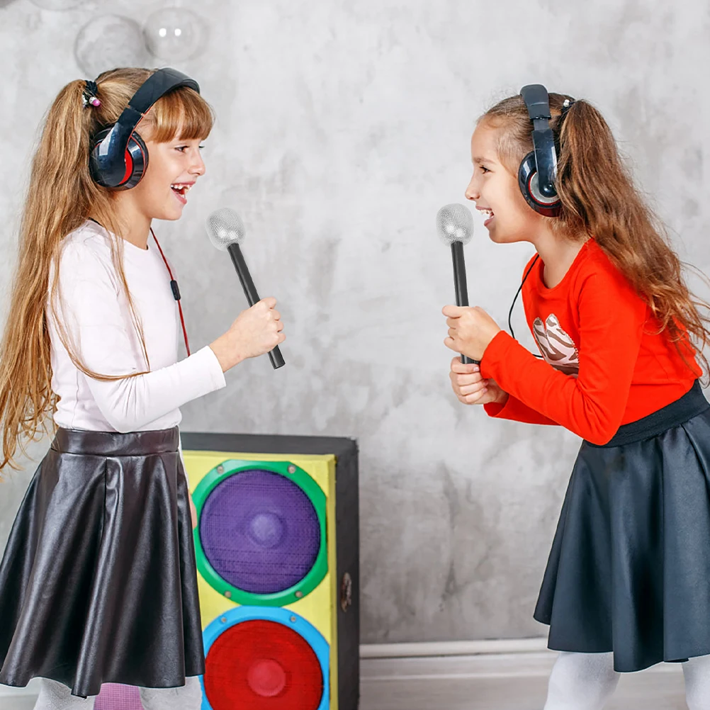 12 Pcs Singing Props Silver Plastic Toy Karaoke Costume Kids Musical Instrument Pretend Play Mic Stage Performance
12 Pcs Singing Props Silver Plastic Toy Karaoke Costume Kids Musical Instrument Pretend Play Mic Stage Performance