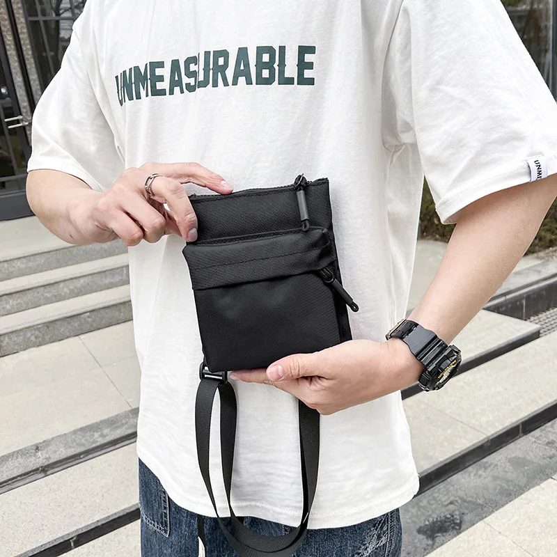 Casual Crossbody Bag Portable Summer New Men's Single oulder Bag Simple Mobile Phone Bag Canvas Material Leisure Sle
Casual Crossbody Bag Portable Summer New Men's Single oulder Bag Simple Mobile Phone Bag Canvas Material Leisure Sle