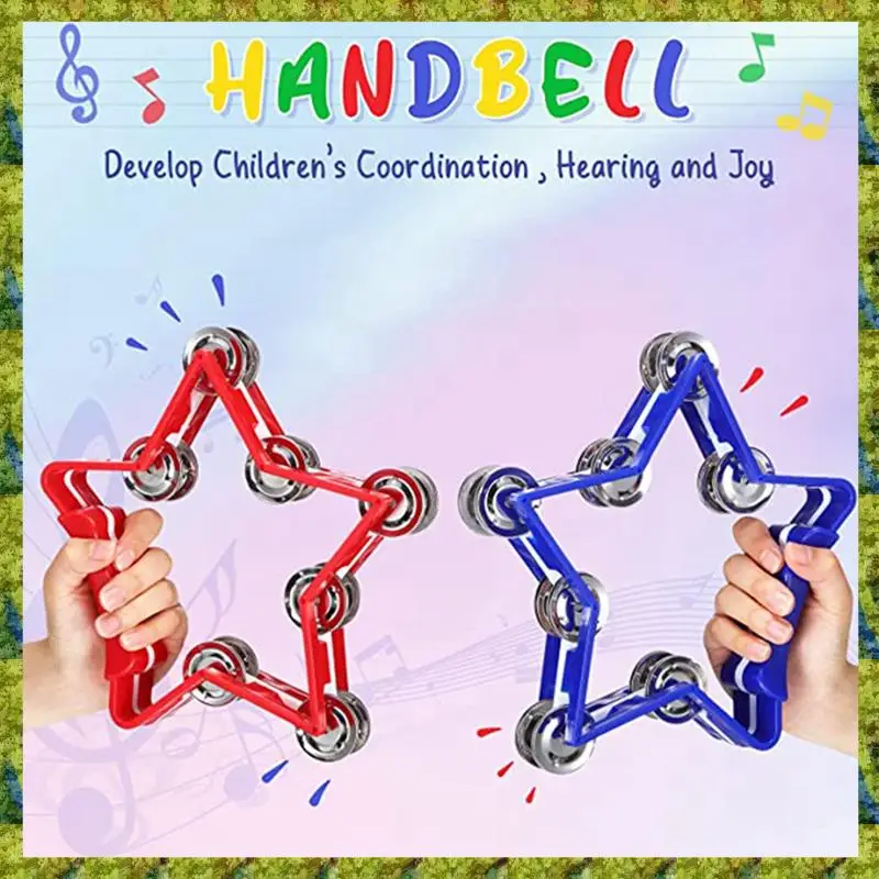 4PCS Star Plastic Percussion Tambourine Adult Children's Church Music Rhythm Instrument 8Inch 4 Colors
4PCS Star Plastic Percussion Tambourine Adult Children's Church Music Rhythm Instrument 8Inch 4 Colors